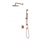 Omnires Y 2-ceļu iebūvējama dušas sistēma, Brushed copper