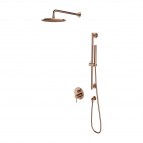 Omnires Y 2-ceļu iebūvējama dušas sistēma, Polished copper
