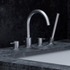Omnires Y 4 caurumu vannas maisītājs, Brushed Nickel 3