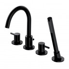 Omnires Y 4 caurumu vannas maisītājs, Matt Black