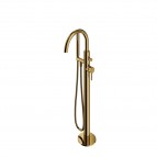 Omnires Y brīvi stāvošs vannas/dušas maisītājs, Polished gold