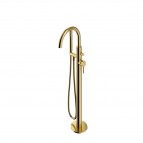 Omnires Y brīvi stāvošs vannas/dušas maisītājs, Brushed brass