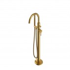 Omnires Y brīvi stāvošs vannas/dušas maisītājs, Brushed gold