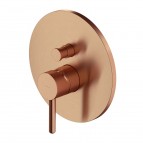 Omnires Y Dušas/vannas maisītājs slēptai uzstād., Brushed Copper