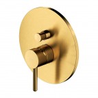 Omnires Y Dušas/vannas maisītājs slēptai uzstād., Brushed Gold