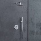 Omnires Y Dušas/vannas maisītājs slēptai uzstādīšanai, Brushed Nickel 3