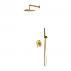 Omnires Y iebūvējama dušas sistēma, Brushed gold
