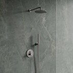 Omnires Y iebūvējama dušas sistēma, Brushed nickel 3