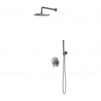 Omnires Y iebūvējama dušas sistēma, Brushed nickel