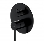 Omnires Y iebūvējams 2 ceļu dušas maisītājs, Semi-matt black