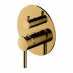 Omnires Y iebūvējams 2 ceļu dušas maisītājs, Polished gold