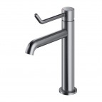 Omnires Y izlietnes maisītājs ar pagarinātu rokturi, Brushed nickel