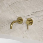 Omnires Y Izlietnes maisītājs, slēpta uzstādīšana, Brushed Brass 4