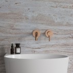 Omnires Y Izlietnes maisītājs, slēpta uzstādīšana, Brushed Copper 3