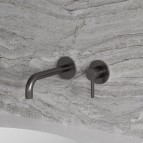 Omnires Y Izlietnes maisītājs, slēpta uzstādīšana, Brushed Graphite 4