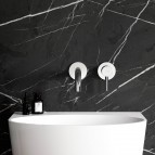 Omnires Y Izlietnes maisītājs, slēpta uzstādīšana, Chrome 2