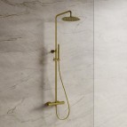 Omnires Y Termostatiska dušas sistēma, Brushed Brass 3