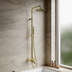 Omnires Y Termostatiska vannas sistēma, Brushed Brass 3