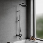 Omnires Y Termostatiska vannas sistēma, Matt black 3