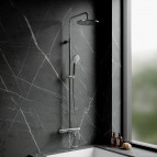 Omnires Y Termostatiska vannas sistēma, Polished Chrome 3