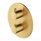 Omnires Y Termostatiskais dušas/vannas maisītājs, Brushed Brass