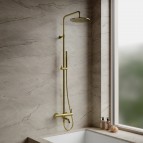 Omnires Y vannas/dušas sistēma, Brushed brass 3