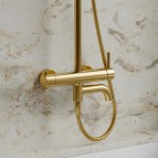 Omnires Y vannas/dušas sistēma, Brushed gold 4