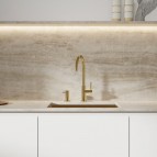 Omnires Y Virtuves maisītājs, Brushed Gold 3