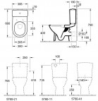 Унитаз-компакт O.novo DirectFlush и SC крышка  5