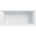 Geberit Selnova Square taisnstūrveida vanna Duo 180x80 cm, Balta