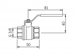 Oras Lodveida ventilis, DN10,PN25 2