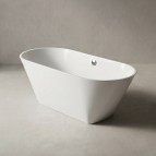 Ornea 1 brīvi stāvoša vanna 181x80x62 cm, Balta 8