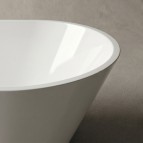 Ornea 2 brīvi stāvoša vanna 176x78x58.5 cm, Balta 5
