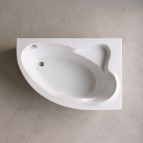 Orte akmens masas vanna 169x112x64.5 cm, Balta 3