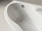 Orte akmens masas vanna 169x112x64.5 cm, Balta 4