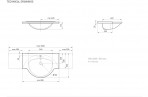 PAA Beta мойка для ванной 1501-2000 mm, каменная масса 2