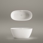 PAA Vanna Perla 1450 × 710 mm, Silkstone®, Balta matēta 2