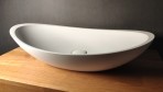 PAA Felice izlietne, 690x375 cm, Silkstone, balts 3