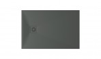 PAA Lettera akmens masas dušas paliknis 80 x 120 cm, Textured Grey