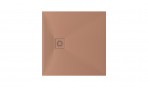 PAA Lettera KV akmens masas dušas paliknis 90 x 90 cm, Textured Clay