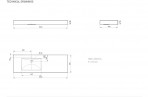 PAA Long Step 1500, мойка для ванной, 150x49 cm (LEFT) 5