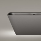 PAA Vanna Quadro Corner A 1600×750 mm, Silkstone®,Graphite 4