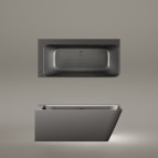 PAA Vanna Quadro Corner D 1600×750 mm, Silkstone®,Graphite 3