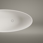 PАА Ванна BELLA OVO 1700 × 800 мм, Silkstone®, Белая матовая 4