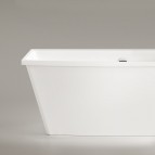 PAA Vanna Step 1700 × 890 mm, akmens masas, Balta 12