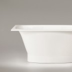 PAA Ванна Uno, 150x75 см, каменная масса, белая 3
