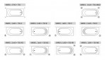 PAA Ванна VARIO L 1660 × 750 mm ABCD, каменная масса, красочный 10