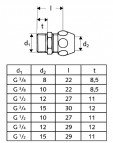 Переход 1/2a x (3/8x10) SCHELL 2