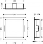 XtraStoris Original Ниша в стене с рамой 30x30x10, красочный  7