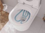 Piek. pods Elu Pura S AquaFall Flush ar Hygiene efektu un SC/QR vāku 5